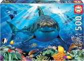 Educa - Legpuzzel - Grote Witte Haai - 500 stukjes