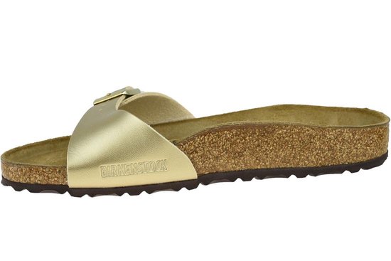 Birkenstock Madrid Slippers - Dames - Goud - Maat 42 | bol.com