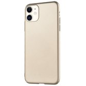 Hardcase met silky touch voor iPhone 11 6.1 inch - Goud