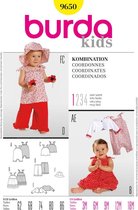 Burda Naaipatroon 9650 - Baby kleding om te combineren