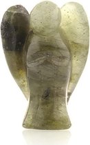 Ange debout 35 mm Labradorite - vert