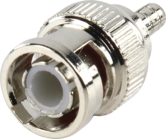 Connector BNC 2.55 mm Male Metal Silver