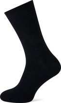 Katoenen diabetes sokken - 1 paar - Zwart - Maat 43/45