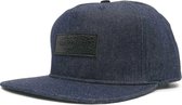 Rail Pet Blauw/Zwart - Snapback Caps - Blauwe Spijker Cap - Wakefield Petten