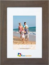 Brede Houten Wissellijst - Fotolijst - 60x80 cm - Ontspiegeld Kunstglas - Koloniaal - 39 mm