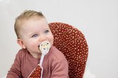 Wallabiezzz Stoelkussen voor IKEA Antilop Kinderstoel - Inleg kussen - Stip Rood