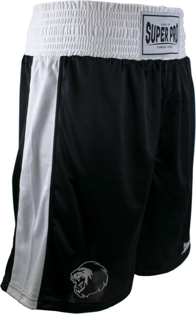 Super Pro Combat Gear Club Boksshort Zwart/Wit Extra Large