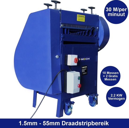 Lame De Rechange 53×53×12 Mm Pour Machine à Dénuder Cuivre – Acier Haute Précision