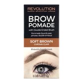 Makeup Revolution - Brow Pomade - Soft Brown