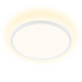 Briloner Leuchten SLIM Plafondlamp - rond - LED - Achtergrondverlichting - 18W - Ø 293cm - Wit