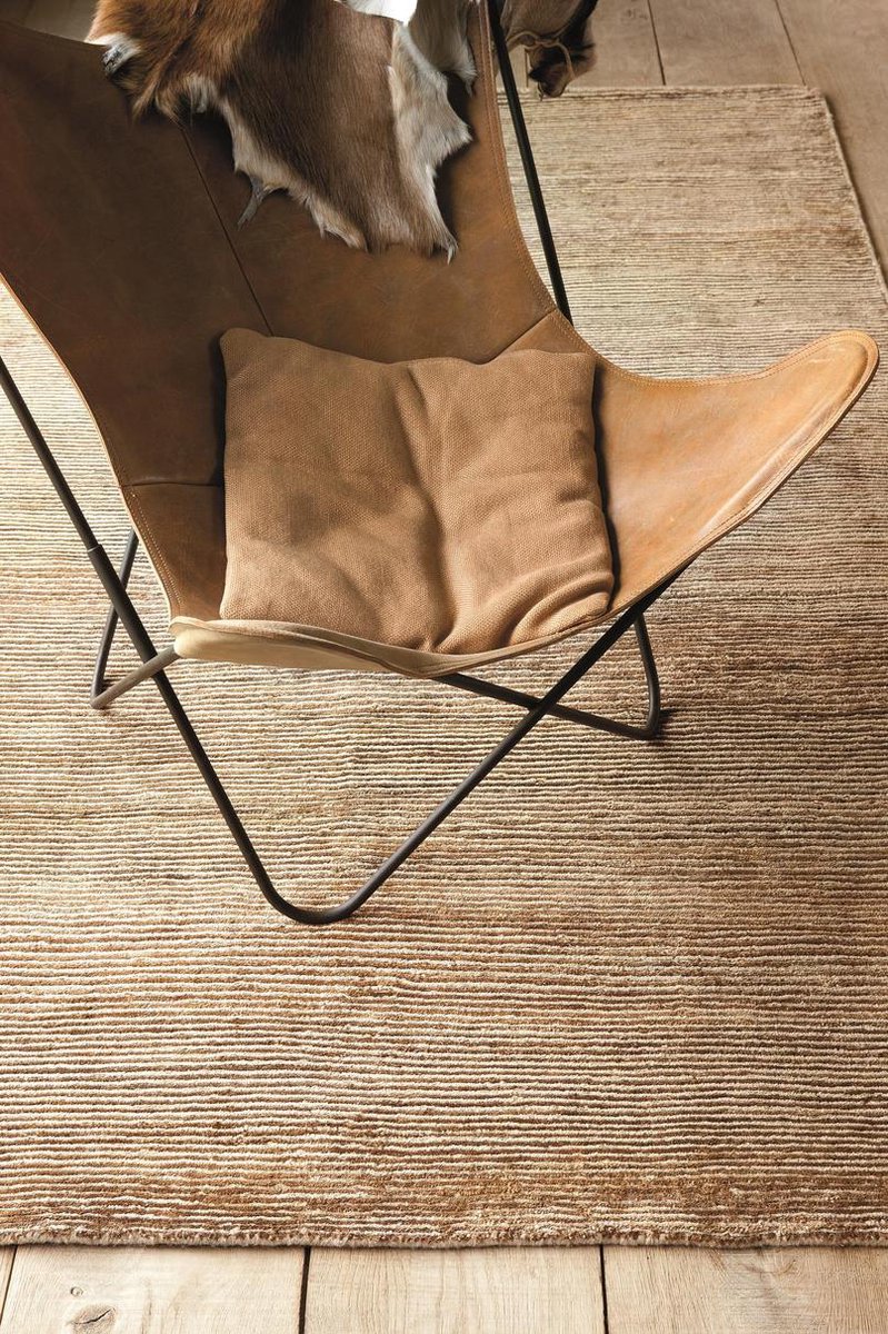 Ligne Pure Dune – Vloerkleed – Tapijt – handgeknoopt – wol – eco – modern – Bruin Grijs, foto 2