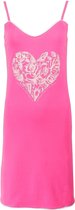 Tenderness dames spaghetti nachthemd slaapkleedje Roze TENGD1611A - Maten: M