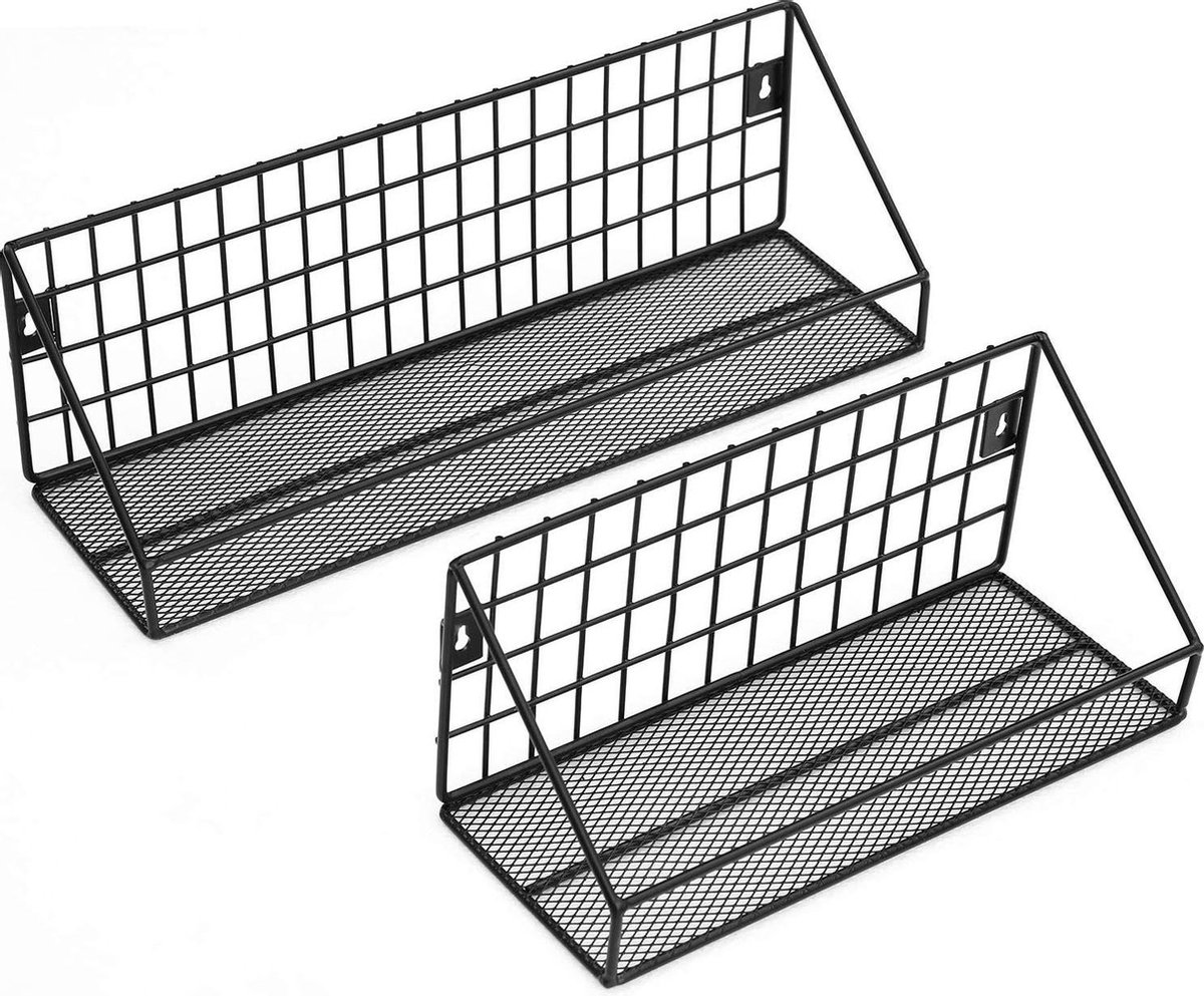Hangrek met 2 haken voor de koelkast - keukenrek voor specerijen - magneetrek tot 6 kg
