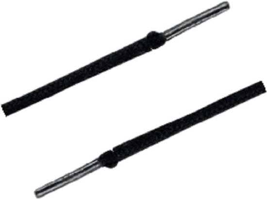 Veters - 120 cm - Zwart - Dunne ronde | bol.com