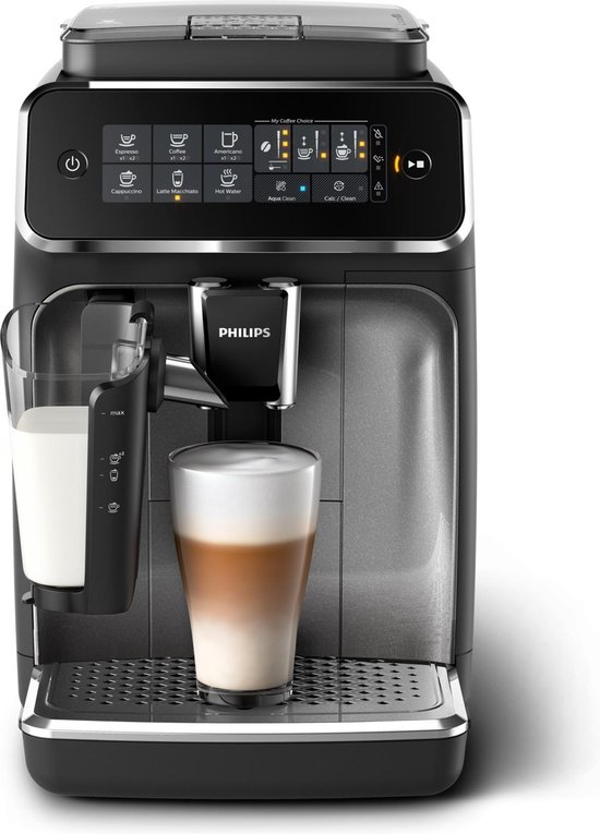 Philips LatteGo 3200 series EP3246/70 - Espressomachines - Zwart/Zilver