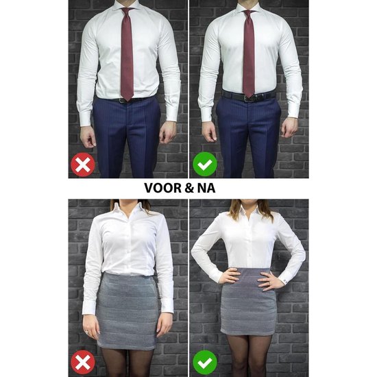 Overhemd riem | Blouse bretels | Shirt houder | Shirt stay | Cadeautip - JCG