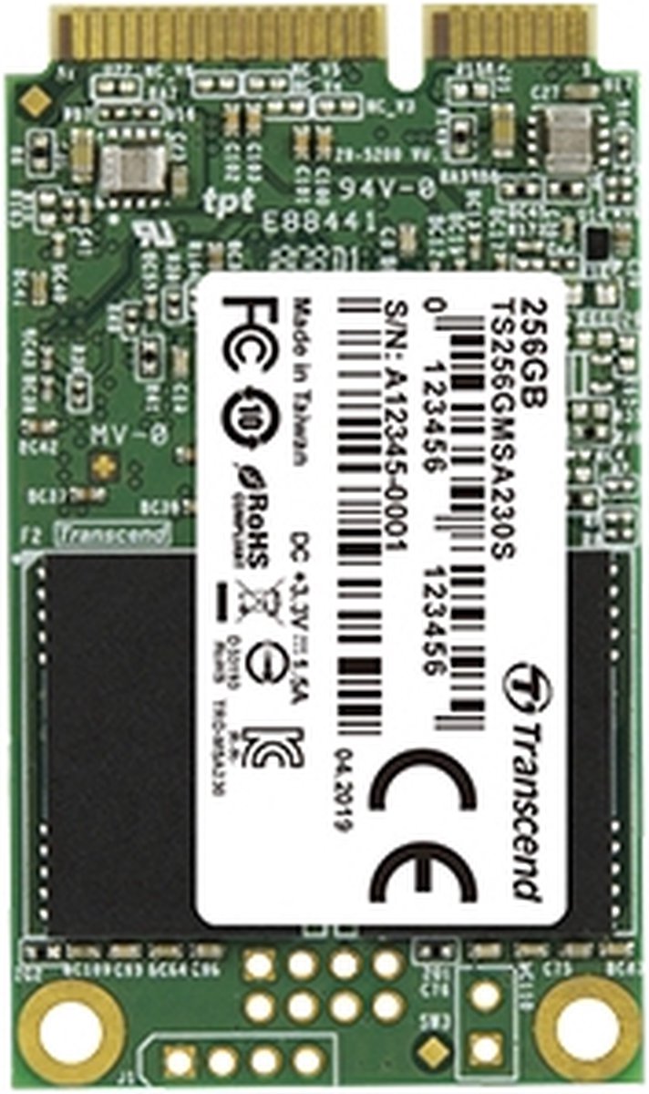 Transcend 230S mSATA SSD harde schijf 256 GB mSATA