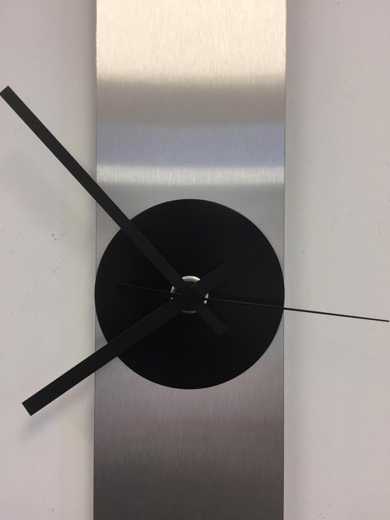 Wandklok SUMMIT BLACK MODERN DESIGN