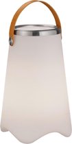 LED Tafellamp - Trion Jamino - Bluetooth Speaker - Spatwaterdicht - Afstandsbediening - Oplaadbaar - RGBW - Wit - BES LED