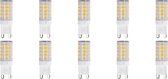 LED Lamp 10 Pack - Aigi - G9 Fitting - 3.5W - Warm Wit 3000K | Vervangt 30W - BSE