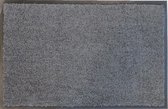 Ikado  Droogloopmat op maat grijs 88cm ecologisch  88 x 300 cm