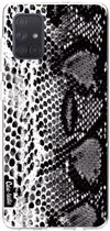 Casetastic Samsung Galaxy A71 (2020) Hoesje - Softcover Hoesje met Design - Snake Print