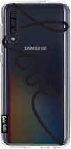 Casetastic Samsung Galaxy A50 (2019) Hoesje - Softcover Hoesje met Design - Written Love Black Print