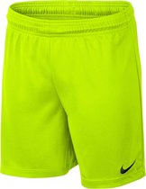 Nike Park II Knit Short Junior  Sportbroek - Maat 116  - Unisex - neon geel