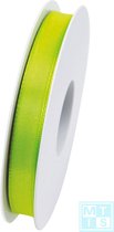 Lichtgroen Textielband Stofband 15mm, 53- Breedte 15mmcm - 50m lang