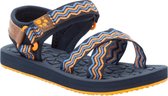 Jack Wolfskin Zulu  Sandalen Kids - Blue / Orange - Maat 34