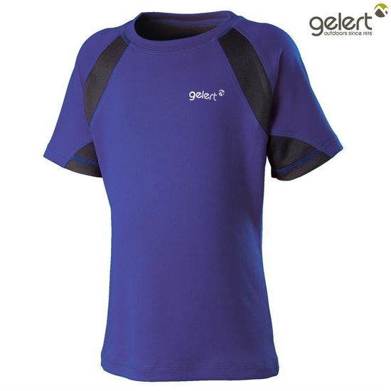 T-Shirt Fille - Gelert Summer Tech - Bleu / Noir taille 116 (5 / 6ans)