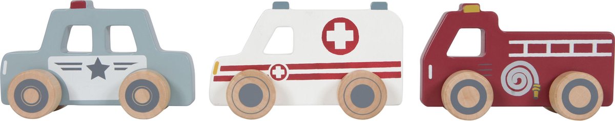 Little Dutch Speelgoed Hulpverleningsauto's - Speelgoedvoertuig — afbeelding 2