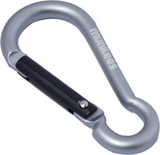 Mousqueton Type D En Aluminium 8x80mm - Pour Porte-clés, Sac à Dos Ou Organisation (non Pour Escalade) - 7