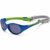 KOOLSUN - Flex - kinder zonnebril - Blauw Lime - 3-6 jaar - UV400 Categorie 3