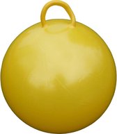Skippybal geel 60 cm voor kinderen - Skippyballen buitenspeelgoed
