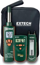 Extech MO280KW - waterschade restoratie kit - MO280 vochtmeter - MO210 vochtmeter -RH490 hygrometer en thermometer