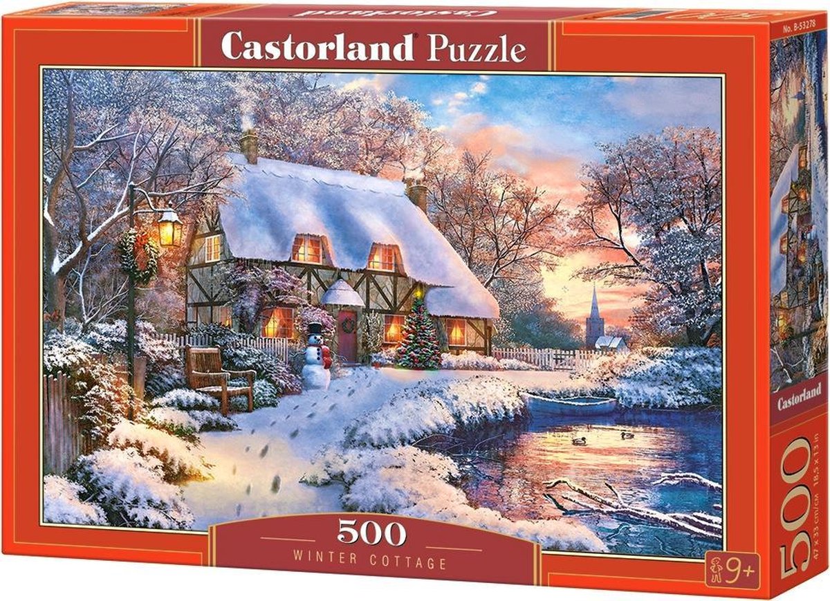 Castorland Winter Cottage 500 stukjes