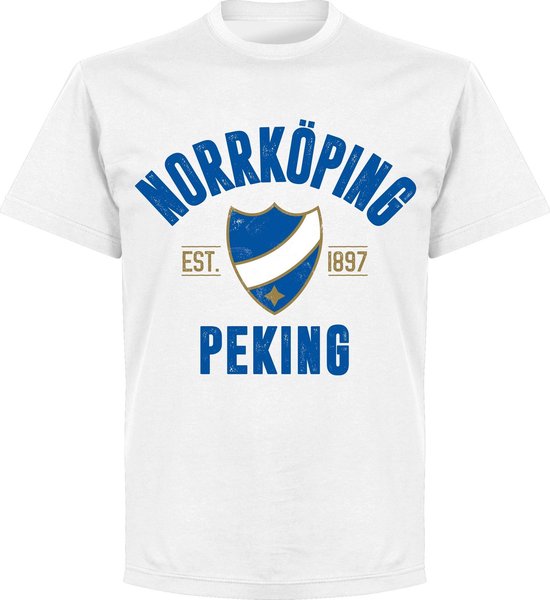 Norrkoping Established T-shirt - Wit - 3XL
