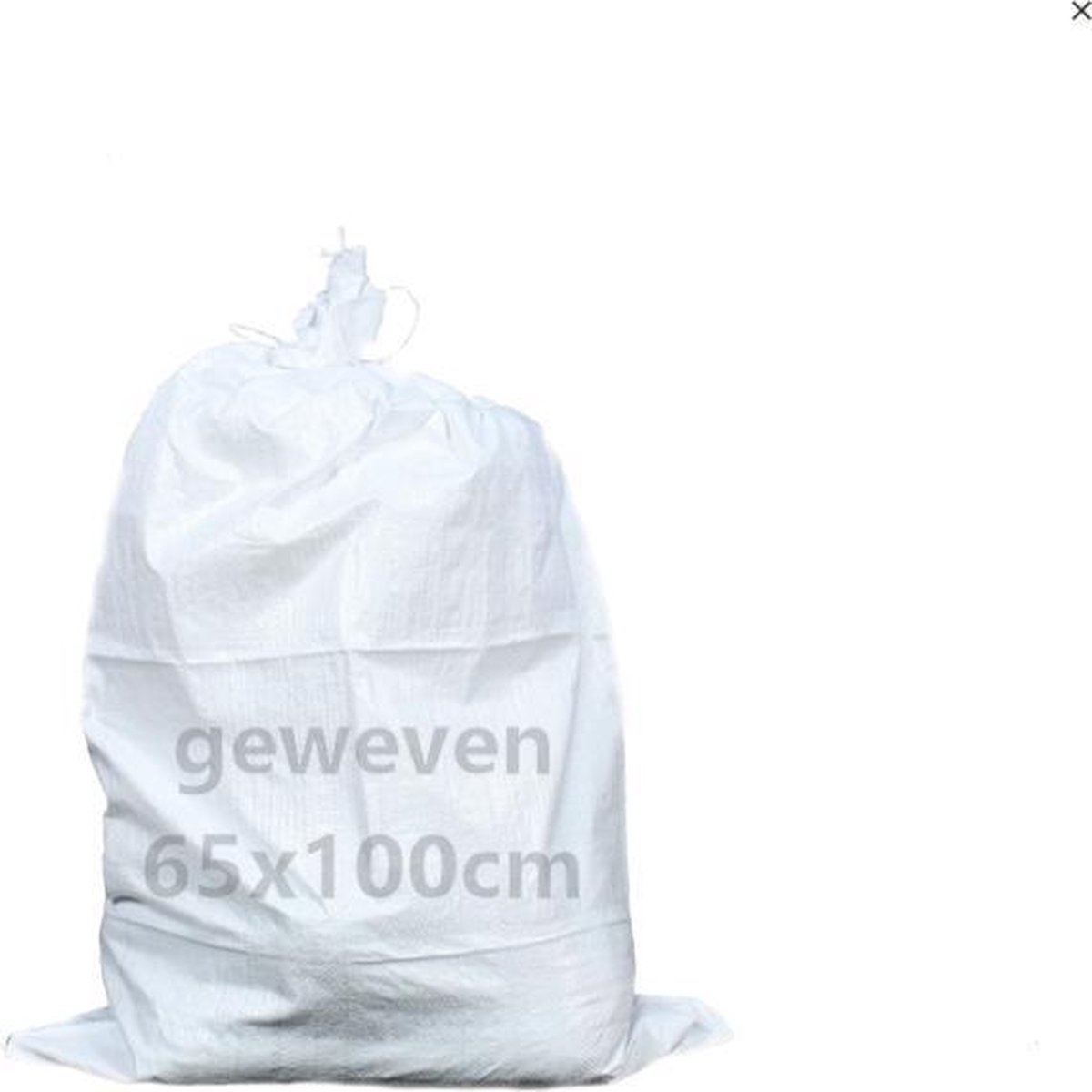 Geweven puinruimzakken 65x100cm 100st.