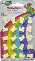 Multivitamine Kinderen -(multivitaminen) (kinderen) - kinderen vitamine - Multivitaminen voor Kinderen 4 + - Multivitamine - Orangengeschmack -  20 Tabletten -Sinaasappelsmaak