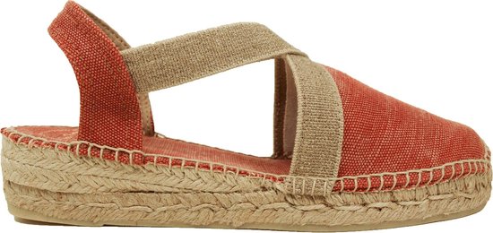 TONI PONS Verdi-V Espadrille Femme Jaune Ocre - Talon Compensé Confortable Et Style Estival