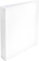 20x Ringmap PP harde kaft 2 ringen 30mm - A5, Wit