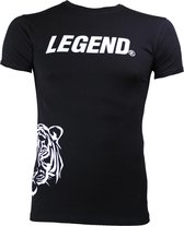 Legend Sports Logo T-shirt Zwart Maat 3xs
