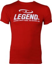 Legend Sports Logo T-shirt Rood Maat Xxl