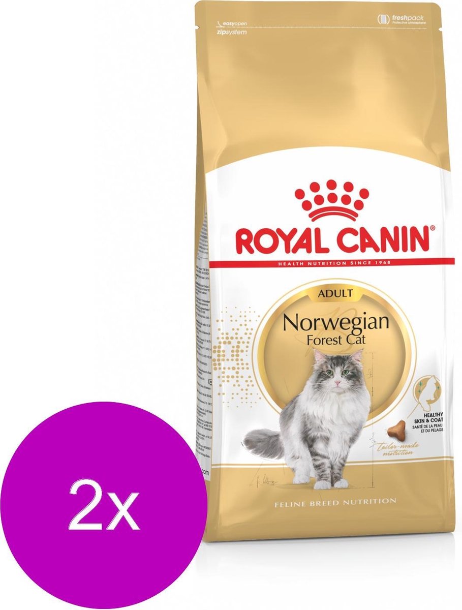 Royal Canin Norwegian Forest Cat Adult – Kattenvoer – 2 x 10 kg