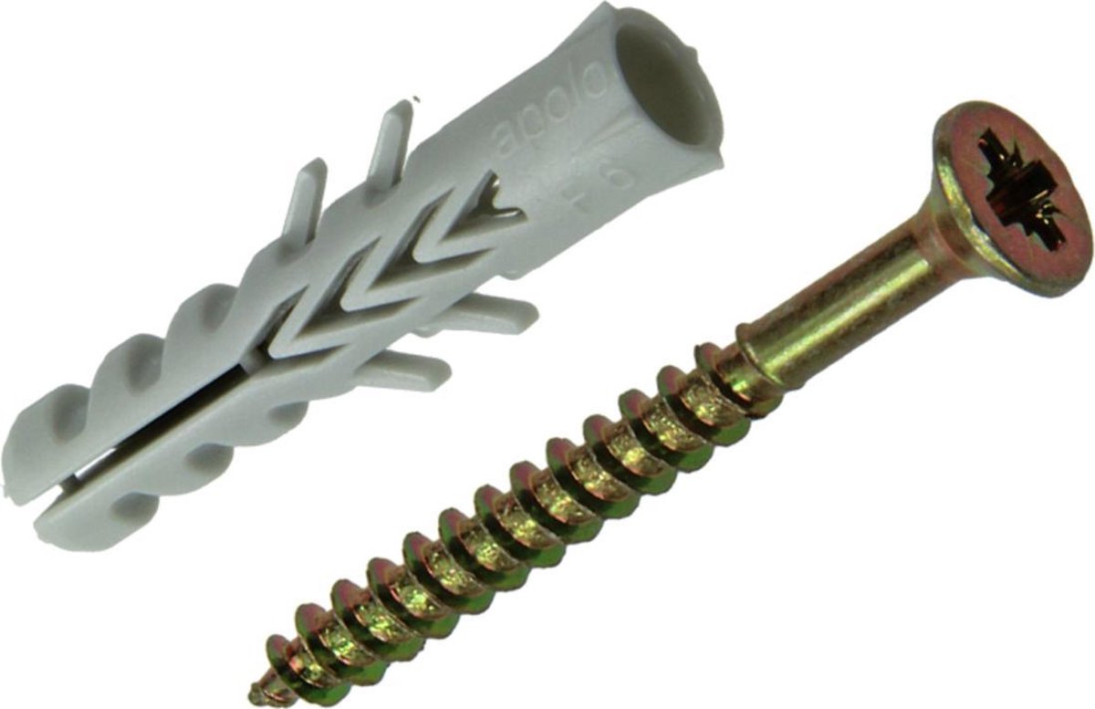 Plug Mea 20 Nylon Pluggen F-Sps 6 Mm + Schroeven 502616