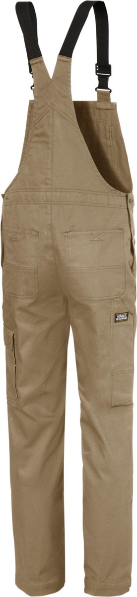 Ultimate Workwear - Amerikaanse Overall WENEN (tuinbroek, BIB, bretelbroek) - katoen 100% 320g/m2- Khaki/Kaki