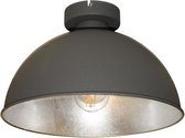Artdelight - Plafondlamp Curve Ø 31 cm grijs-zilver