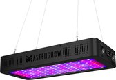 Mastergrow Professionele Kweeklamp - Groeilamp - LED - Snelle groei - Hoge kwaliteit - Full Spectrum - Zuinig - 900W - Groei en Bloei - 90 LEDs