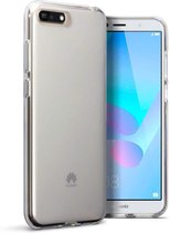 HB Hoesje Geschikt voor Huawei Y6 2018 - Siliconen Back Cover - Transparant